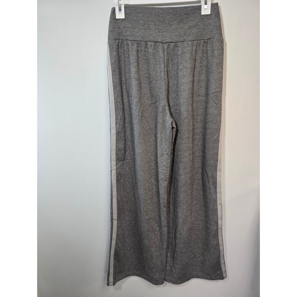 Halara Ribbed SoCinched High Waisted Tummy Control Wide Leg Color Block - Picture 16 of 16